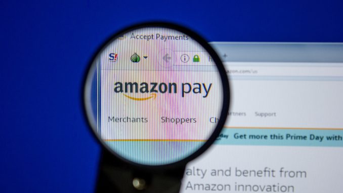 Ryazan, Russia - July 11, 2018: Pay.amazon.com Website On The Di